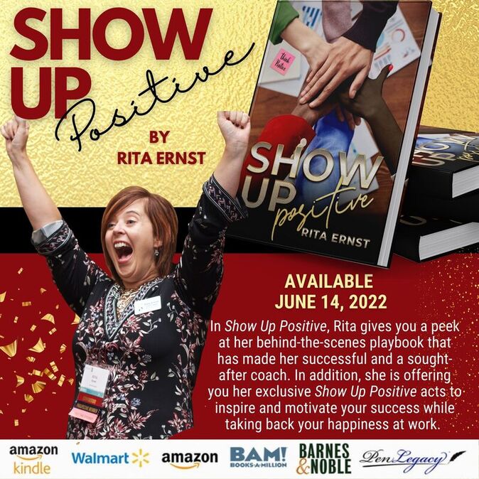 Show Up Positive book release June 14, 2022 promotion